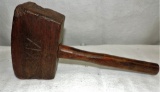 Antique Burl Wood Mallet