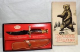 Case XX Kodiak Hunter Hunting Knife & Scabbard In Original Box