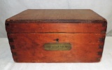 Pine Hand-Dovetailed Document Box