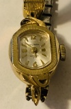 Waltham 14 K Gold Case Ladies Wrist Watch