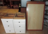 Three Tabletops and Two Cabinet Bases