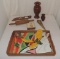 Box Lot of Wooden Items