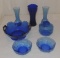 Lot of Blue Glass