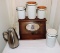 Bread Box, Canister Set and Coffee Holder