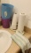 Trash Can and Towel Holder Lot