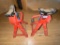 Pair of Northern Industrial Two-Ton Jack Stands
