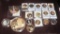 Lot of Seventeen Gold Plated Commemorative Coins