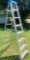 Warner Aluminum Eight-Foot Folding Ladder