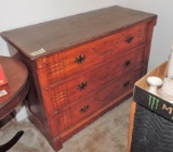 Marble-Top Three-Drawer Chest
