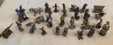 Lot of Pewter Miniatures