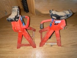 Pair of Northern Industrial Two-Ton Jack Stands