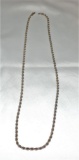 14 Kt Gold Long Rope Chain