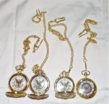 Lot of Four Newer Pocket Watches.  Selling as a Group