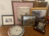 Lot of Pictures and Clock