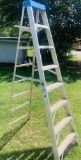 Warner Aluminum Eight-Foot Folding Ladder