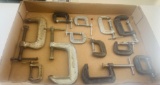 Lot of C Clamps