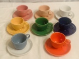 Lot of Fiesta Cups and Saucers