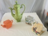 Lot of Pitchers and Teapots