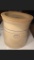 10 gallon Marshall Pottery Company, Marshall, Texas stoneware jar with lid