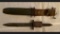 WWII US M8 Military Knife/Bayonet in Original Scabbard