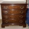 Pair of Mahogany Drexel Four Drawer Nightstands