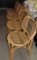 Set Of 4 Rattan Side Chairs