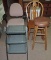 (4) Piece Chair and Stool Lot