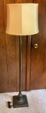 Antique Brass Finished Pole Lamp