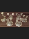 Tray Lot of Candle Holders