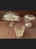 Three Pieces of Antique Glassware