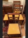 Set of Four Vintage Bassett Mahogany Side Chairs