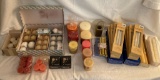 Large Tray Lot Of Candles