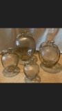 Lot Of 4 White House Vinegar Graduated Jugs