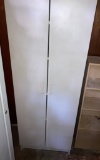 Two Door White Wooden Storage Cabinet