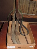 Set Of Hanes, Ice Tongs and Hand Forged Shovel