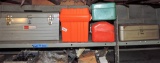 Lot Of Metal & Plastic Tool Boxes