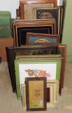 Box Lot Vintage  & Antique Frames