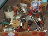 Box Lot Antique Kitchen Gadgets And Utensils