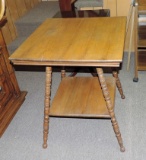 Antique Oak Bible Table