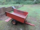 (2) Wheel Tow Behind Garden Wagon