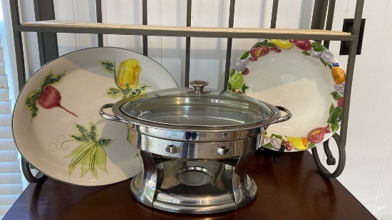 Chafing Dish and Serving Platters