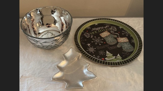 Holiday Serving Dish Lot