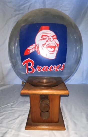 Atlanta Braves Bubble Gum Machine