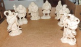 Lot of Seven Asian Carved Figures