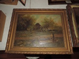 Oil on Canvas with Nice Frame