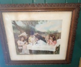 Framed Print of a Tea Party