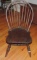 Fantastic 9 Spindle Bow Brace Back Windsor Chair