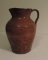 Early 1800's Redware Pitcher