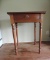 Antique Walnut One-Drawer Country Sheraton Stand