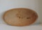 Vintage Hand-Carved Munsing Figured Maple Oval Bowl